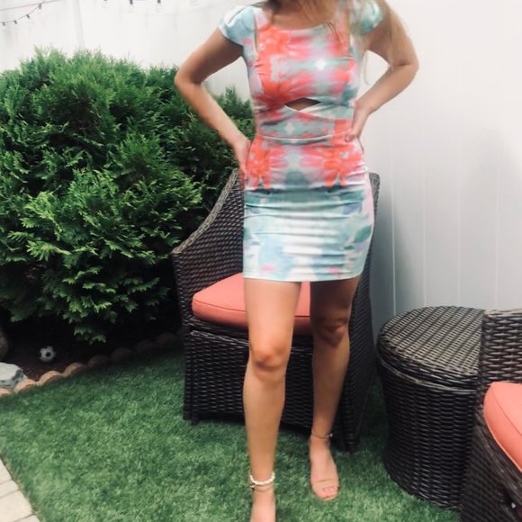 MINI DRESS - PARTY, GUEST, WEDDING - Picture 3 of 5